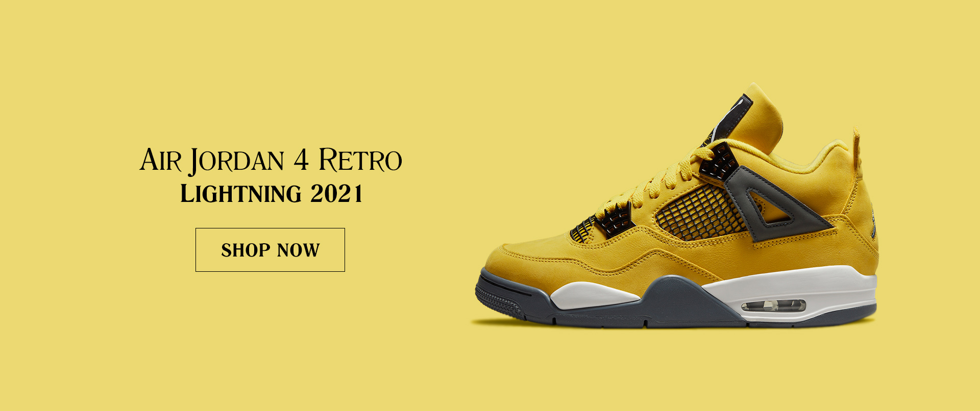 Cheap Air Jordan 4 Yellow